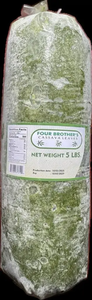 Cassava Leaves 5lbs X 7 Round