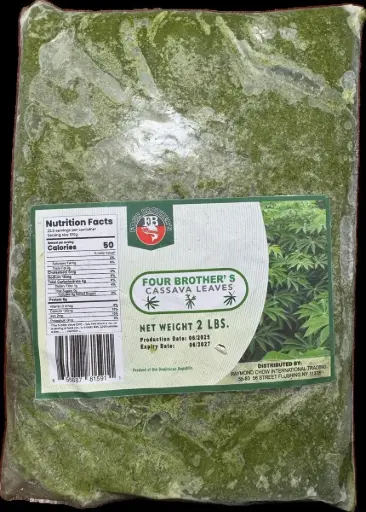 [1012] Cassava Leaves 2lbs X 18 Flat
